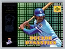 2001 Upper Deck Decade 1970's Decade Dynasties #D8 Hal McRae Kansas City Royals