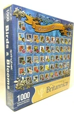 Birds & Blooms Puzzle Encyclopedia Britannica Springbok 1000 Piece 