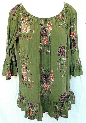 terra & sky peasant top