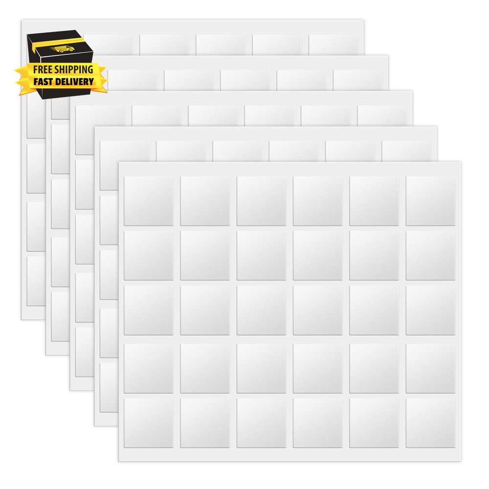 Poster Putty, 150 Pcs Square Clear Removable Sticky Tack, Reusable Double-Sided
