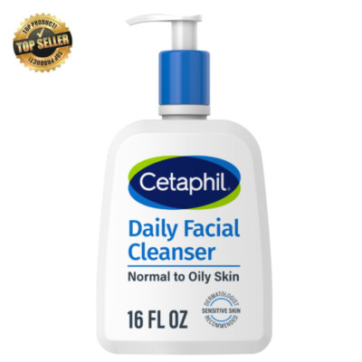 Cetaphil Daily Facial Cleanser for Sensitive, Combination to Oily Skin
