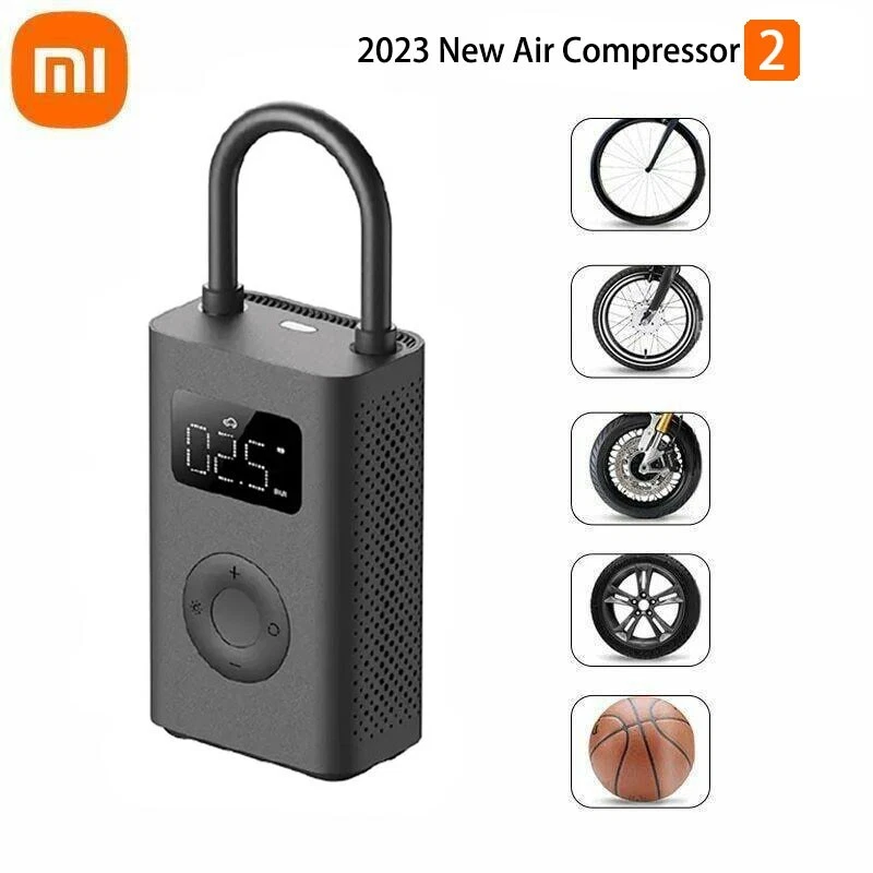 Xiaomi Digital Tyre Inflator Air Compressor 2 Bike Tire Pump AU Stock