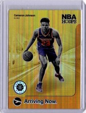 2019 NBA Hoops Premium Stock Arriving Now Orange Cameron Johnson #20 Rookie RC