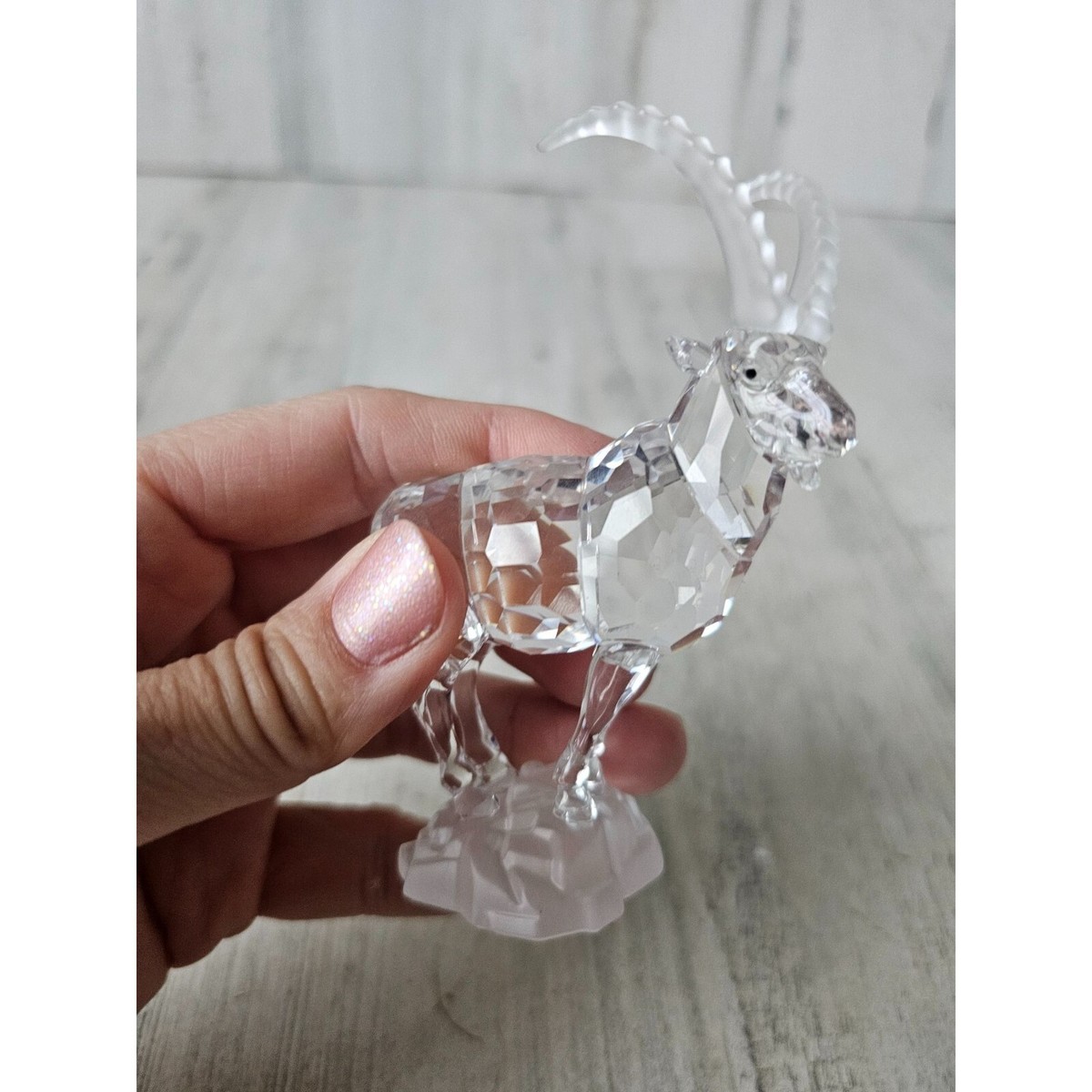 Swarovski Crystal mountain goat horns large crystal | eBay