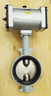 Kitz FA3 Pneumatic Valve Actuator on 5'' I.D. 7'' O.D. Butterfly Valve - NEW 
