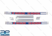 Hood Haube Aufkleber Set Kit Emblem FüR Ford New Holland 3000 Traktor