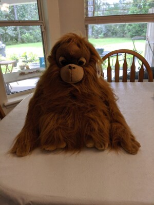 Vintage Orangutan Monkey Gorilla A&A Plush Bungee 18'' Stuff Animal New With Tags