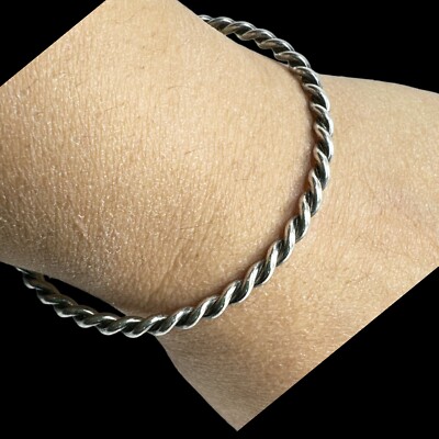 アクセサリー LET IT BE Stamped & Twisted Bangle SV925 s-l400.jpg