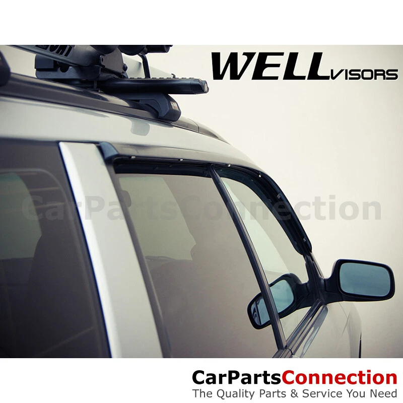 Viseras de ventana WellVisors 2003-2008 para deflectores laterales Subaru Forester Foto 4 de 4