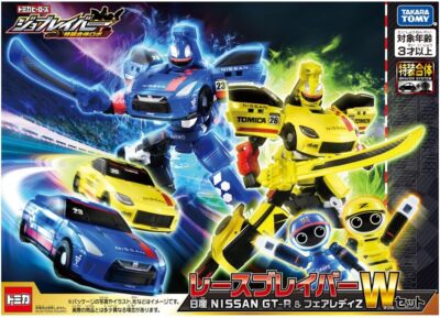 New TAKARA TOMY Tomica JOBRAVER Race Braver Nissan GT-R & Fairlady