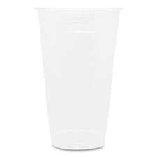 PET Plastic Cups 24 oz Clear 600/Carton CKC24