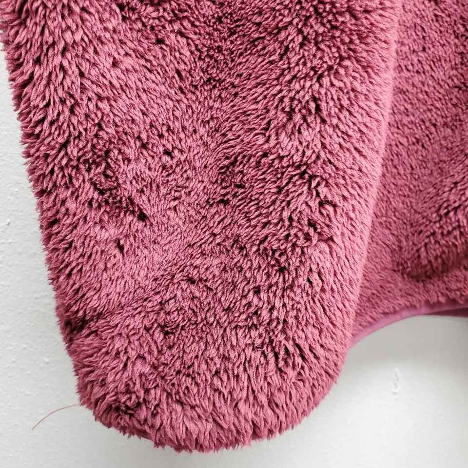 PINK Victoria's Secret Pullover Womens 2XL Sherpa Fleece Faux Fur Jacket Cozy - Image 4 of 4