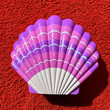 Shell-Shaped Kids Makeup Set - Glitter Eyeshadow Lip Gloss w/ Mirror Applicator