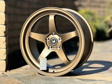 18x9.5 35 5x100 Mflow Mfr3 Matte Bronze Wheels 18 Rims Set 4