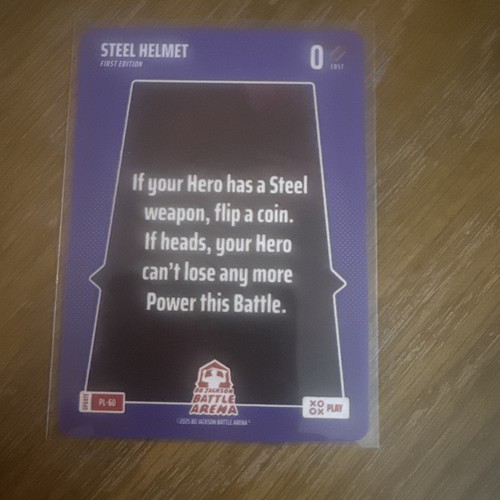BO JACKSON BATTLE ARENA BOBA - ALPHA UPDATE PLAY PL-60 - STEEL HELMET