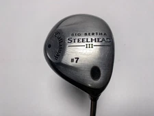 Callaway Steelhead III 7 Fairway Wood 21* System III Uniflex Steel Mens RH