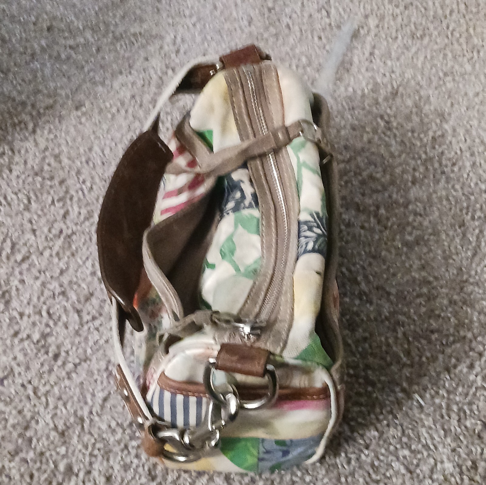 Coach Patchwork Multicolor Shoulder Bag with Coin… - image 3