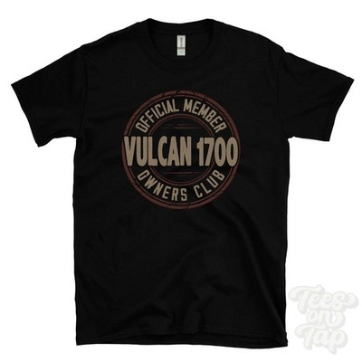 OFFIZIELLES MITGLIED VULCAN 1700 OWNERS CLUB T-SHIRT Motorrad Biker Geschenk Retro Logo