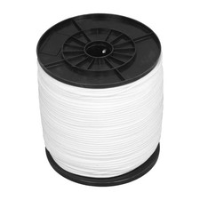3/16" 1000' Nylon Rope Sturdy Spool 100 Nylon Solid Braid Rope Dyeable White
