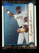 2000 Bowman Rookie Card Choo Freeman #115 Colorado Rockies Signed Baseball Tradi