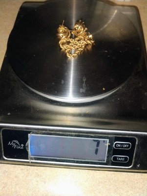 14 Karat massiv Gelbgold 2 Ohrringe Gebrauchsspuren oder Schrott