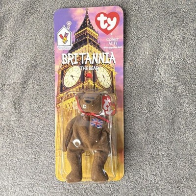 Ty Britannia the Bear Beanie Babies 1999 McDonald's Exclusive Plush Toy
