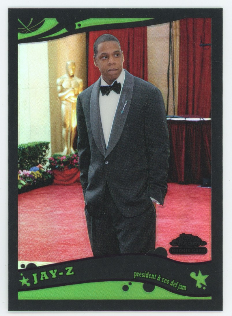 2005 TOPPS CHROME #068/399 JAY-Z BLACK REFRACTOR ROOKIE CARD RC JAY Z
