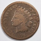 1876 Indian Head Penny Cent Good (G)