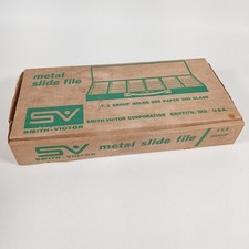 Vintage Smith Victor 600 Slide Holder File 2x2 Coin Metal Storage Case SF2