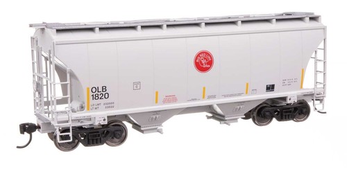 Tolva de 2 bahías Walthers Mainline HO 910-49323 Omaha Lincoln OLB 39' Trinity 3281 | Condition: New