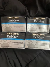 Bigelow Earl Grey Black Tea Bags Caffeinated 20 Count Box Fresh Pack