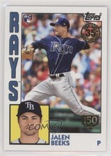 2019 Topps 1984 Baseball Rookies 150th Anniversary /150 Jalen Beeks #84R-JBE 0e3