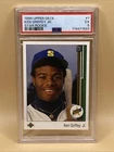 1989 Upper Deck - Star Rookie Ken Griffey Jr #1 (RC) - PSA 5