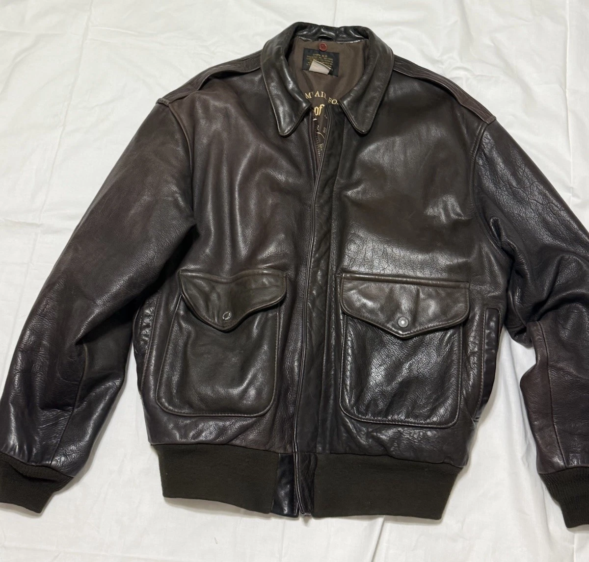 Avirex A2 Flight Jacket In Men'S Coats & Jackets for sale - eBay