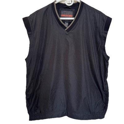 Izod Xtreme Function Golfwear Black Vest-Men s L-Golf Outdoors Gorpcore Utility