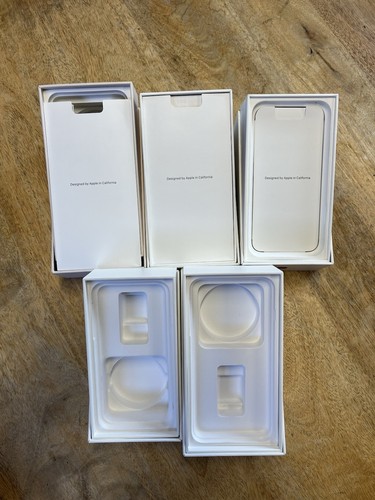 Lot of 5 OEM Apple iPhone Boxes - XS Max, XS, 7 Plus, 8 Plus, iPhone 11 - EMPTY - 第 3/3 張圖片