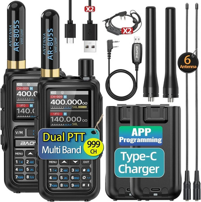 #ad Radio UV 5R MINI Handheld Ham Radio Long Range Walkie Talkies Rechargeable NOAA $59.99