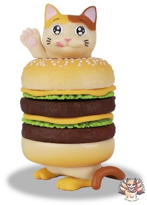 Double Cheese Burger Cat ''FEXT HOBBY MINI FEXT Fast Food Cat Series''
