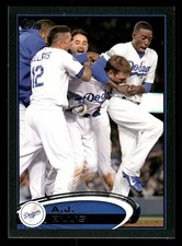 A.J. Ellis Los Angeles Dodgers 2012 Topps Update Black #US304 SN /61