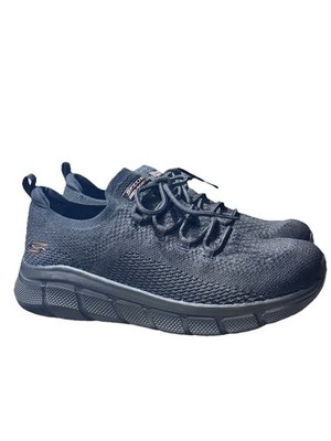 Skechers BOBS Memory Foam Knit Sneakers Women 8.5 Black Walking Shoes 117121W