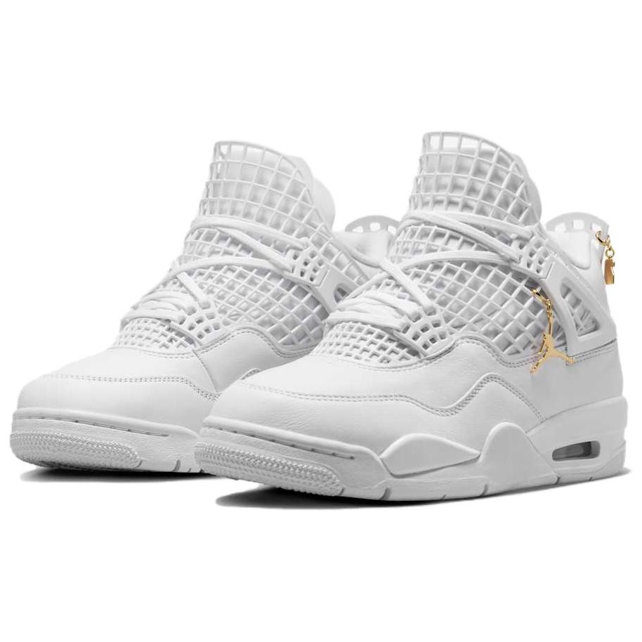 Size 10 - Air Jordan 4 Retro Net - White W for sale online | eBay