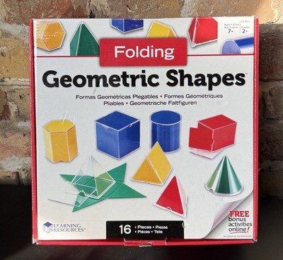 Learning Resources   Faltbare Geometrische Formen (16-teilig)   Wie neu