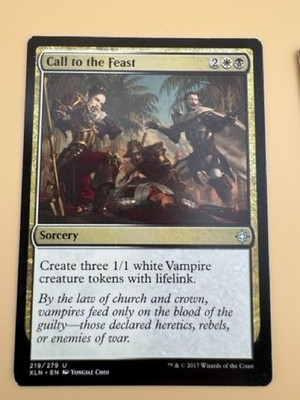 Call to the Feast 219 Uncommon Ixalan Magic: The Gathering Near Mint