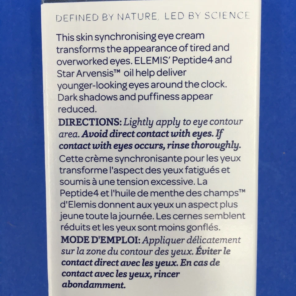 Elemis Peptide4 Crema Recuperadora de Ojos Crema Revivivedora de Ojos 0.5 OZ Foto 3 de 4