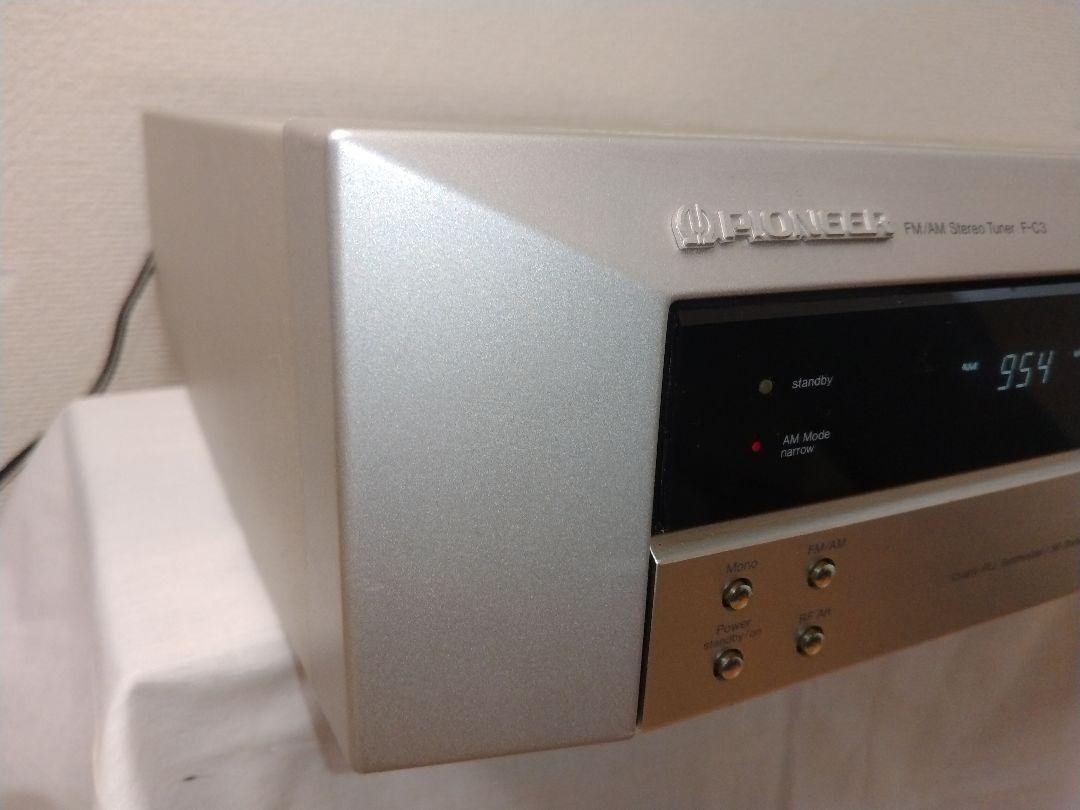 Pioneer F-C3 FM/AM Stereo Tuner Radio Silver Tuner Reception