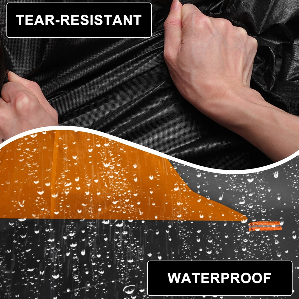 Copriauto impermeabile per per Nissan Sakura Nero/Arancione Foto 3 de 4