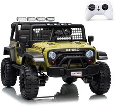 24V Ride on Car Toys for Kids,2 Seater Electric Truck with Parent Remote Control