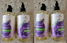 Lot of 4 Lavender Body Wash Detox Skin Coconut Olive Oil Peppermint 16 fl oz