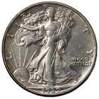 1939-D Walking Liberty Half Dollar 50c Almost Uncirculated AU+