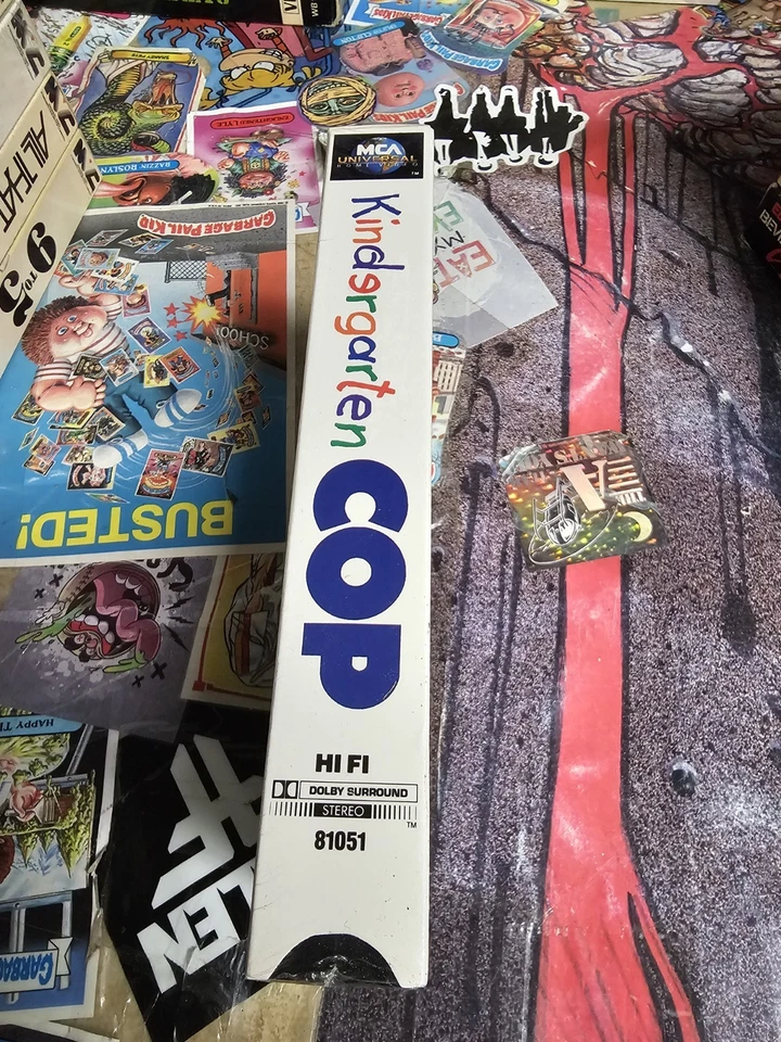 Kindergarten Cop VHS Mca Universal Schwarzenegger New Sealed 1990 Foto 2 de 4